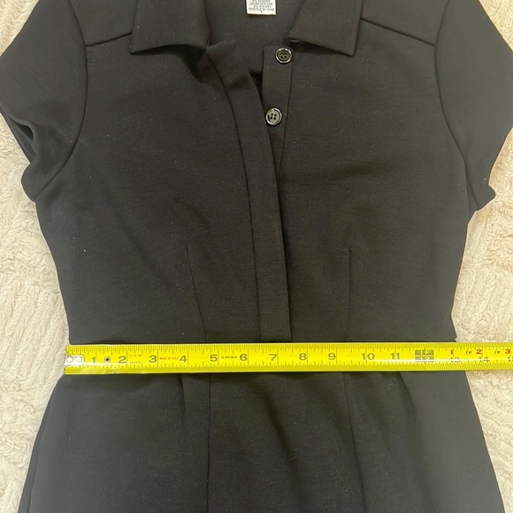 DIANE von FURSTENBERG Wool blend Bund Dress with pockets in black Size 2 - Picture 14 of 16